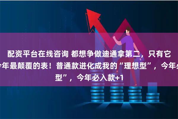 配资平台在线咨询 都想争做迪通拿第二，只有它做出了今年最颠覆的表！普通款进化成我的“理想型”，今年必入款+1